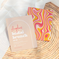 Budget Pink Hippie Boho Arch Fête des mariées Brun