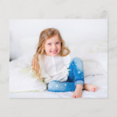 Papier BUDGET Pink Rainbows Invitation de fête d'annivers (Dos)