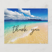 Papier Budget Plage & Merci Océanique (Devant)