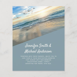 Papier BUDGET Plage tropicale Mariage à l'étranger Photo