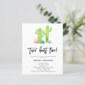 Papier Budget Plaisir Couples Succulents Douche Invitatio (Debout devant)