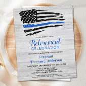 Papier Budget Police Retraite Invitation de l'application