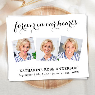 Papier Budget Pour Toujours Dans Nos Coeurs Merci Funérai