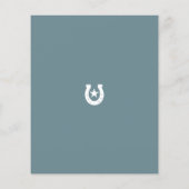 Papier Budget Premier Rodéo Wild West Girl Premier annive (Dos)