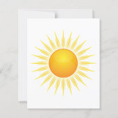 Papier Budget Premier voyage autour du soleil Anniversair (Dos)