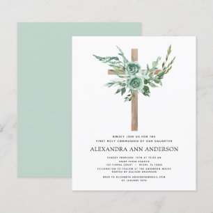 Papier Budget Première Communion Sainte Verdure Eucalyptu