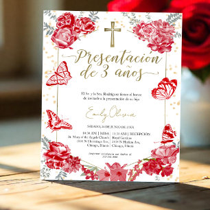 Papier Budget Presentación 3 años Espagnol Invitation