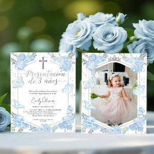 Papier Budget Presentación 3 años Photo Invitation