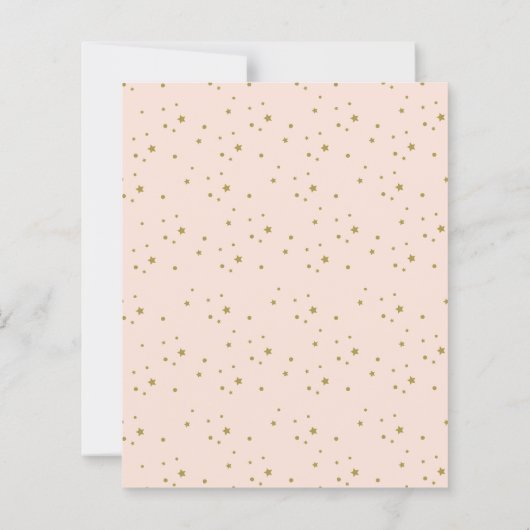 Papier Budget Princesse rose moderne Invitation d'anniver (Dos)