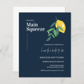 Papier Budget principal Squeeze Citron bleu Citrus douche (Devant / Derrière)