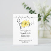 Papier Budget principal Squeeze Lemon Invitation à la dou (Debout devant)