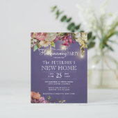 Papier Budget printemps fleurie à l'intérieur de l'invita (Debout devant)