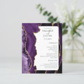 Papier Budget Purple Agate Gold Parties scintillant progr (Debout devant)