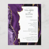 Papier Budget Purple Agate Gold Parties scintillant progr (Devant)