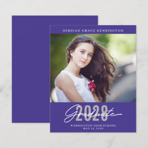 Papier Budget Purple Moderne Élégant Graduation