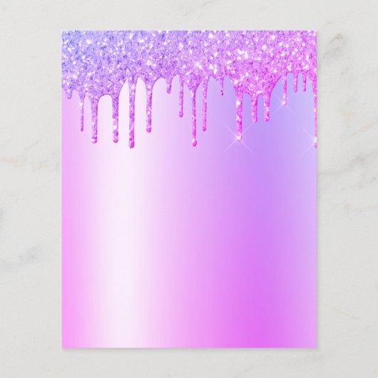 Papier Budget Purple Parties scintillant N'importe quel â (Dos)