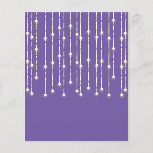 Papier Budget Purple Parties scintillant Sweet 16 Ballons (Dos)