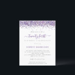 Papier Budget Purple Parties scintillant Vingt premier In<br><div class="desc">Un rapport qualité-prix BUDGET alternative sur une taille plus petite 4, 5 x 5, 6" semi-brillant poids 110lbs, qui est d'une épaisseur similaire à une carte postale (cependant ne convient pas à l'utilisation comme carte postale.) VEUILLEZ NOTER qu'il y a UN invitation par feuille. Parties scintillant violet Vingt Invitation de...</div>