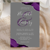 Papier Budget Purple Silver Agences Corners Grey Mariage