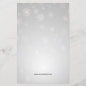 Papier Budget Purple Snowflakes Nous avons déplacé les Ca (Dos)