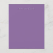 Papier Budget Purple Wisteria Dusty Blue Mariage (Dos)
