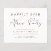 Papier Budget QR Code Mariage après l'invitation du parti (Devant)