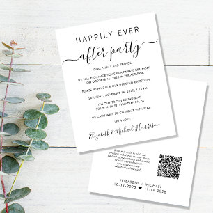 Papier Budget QR Code Mariage Réception Enregistrer la da