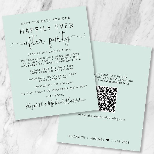Papier Budget QR Code Mariage Réception Enregistrer la da
