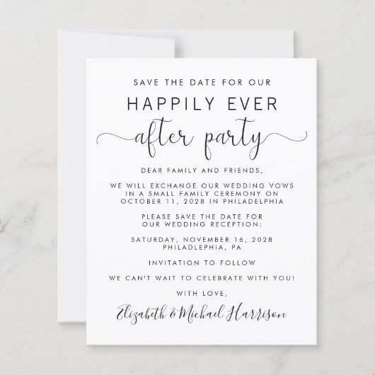 Papier Budget QR Code Mariage Réception Enregistrer la da (Devant)