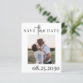 Papier Budget QR CODE photo moderne mariage enregistrer l (Debout devant)