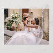 Papier Budget QR Code RSVP Mariage photo (Dos)