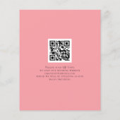 Papier Budget QR code Sakura Cherry Blossom Enregistrer l (Dos)