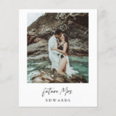 Papier Budget qu'elle se marie Invitations Fêtes des mari (Dos)