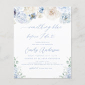 Papier Budget Quelque Chose De Bleu Avant De Faire Fête d (Devant)