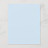 Papier Budget Rainbow Baby Boy Couples Douche Invitation (Dos)