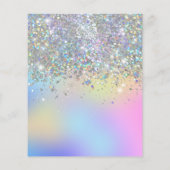 Papier Budget Rainbow Parties scintillant Foil Balloon 6e (Dos)