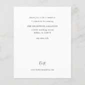 Papier Budget REC Rustique Eucalyptus & Gold Frame Mariag (Dos)