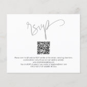 Papier BUDGET Rejoignez-nous 3 Photos Script Wedding Invi (Dos)