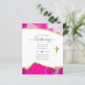 Papier BUDGET REMERCIER LES Invitations Baptême Bautizo B (Debout devant)