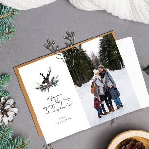 Papier Budget Renne & Note de Eucalyptus Photo V Fêtes