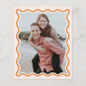 Papier Budget Répétition Terracotta Dîner Invitation (Dos)