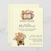 Papier BUDGET Retour à l'école Open House Invitation (Devant / Derrière)