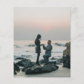 Papier Budget Retro Blue Floral avec photo Enregistrer la (Dos)