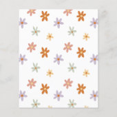 Papier Budget Retro Sunshine Super Fille fête d'anniversa (Dos)