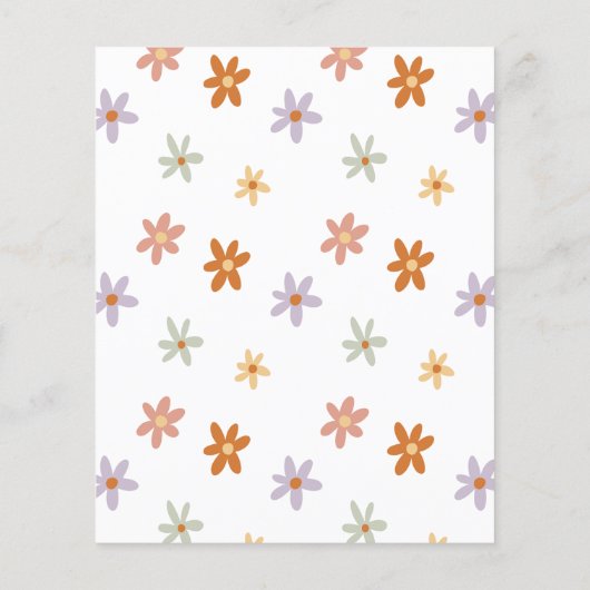 Papier Budget Retro Sunshine Super Fille fête d'anniversa (Dos)