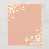 Papier Budget Retro Super Daisy Rainbow Anniversaire (Dos)