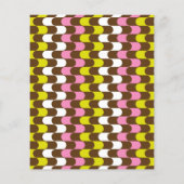 Papier Budget Retro Super Lime rose Fête des mariées Brow (Dos)