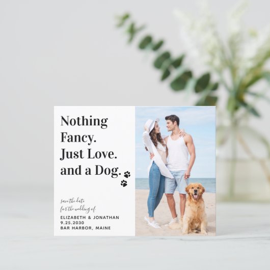 Papier Budget Rien De Fancy Just Love Chien Enregistrer L (Debout devant)