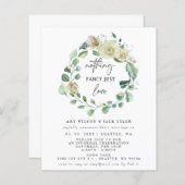 Papier Budget Rien De Fancy Just Love Faire-part (Devant / Derrière)