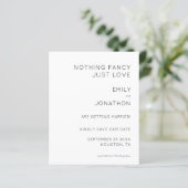Papier Budget Rien De Fancy Just Love QR Code Enregistrer (Debout devant)